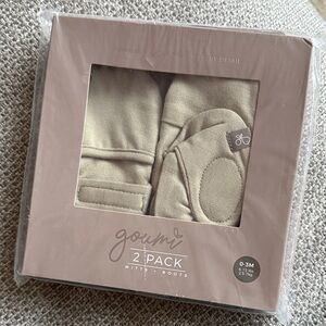 Goumi Kids Tan Mittens 2-Pack